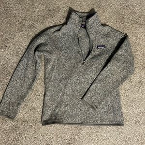 Patagonia Women's Better Sweater 1/4-Zip Fleece Gray